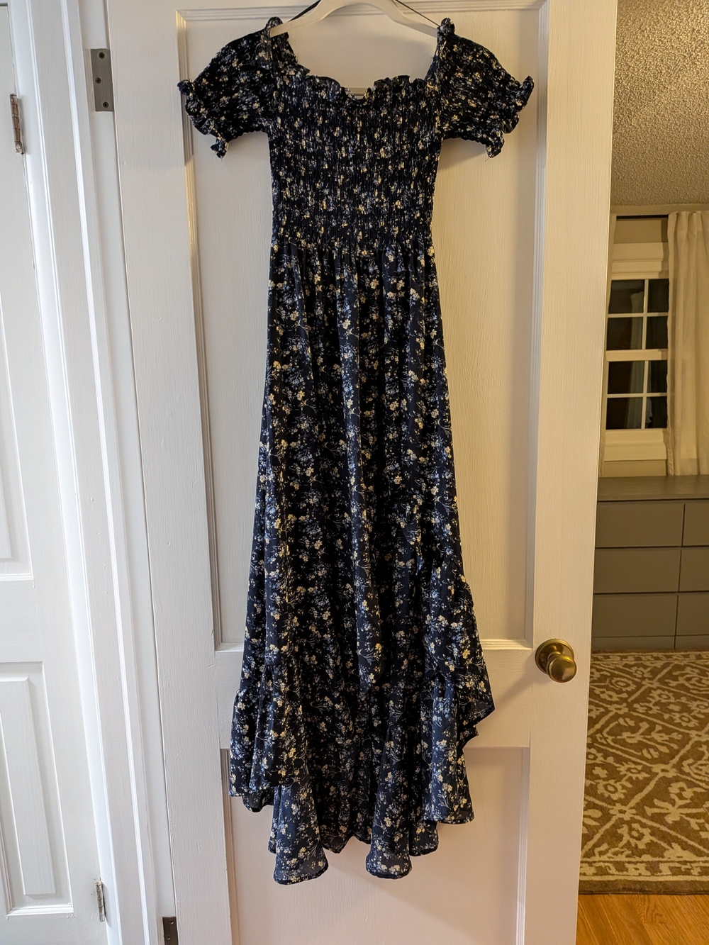 Floral Ruffle High Low Dress - Picture 2 of 6